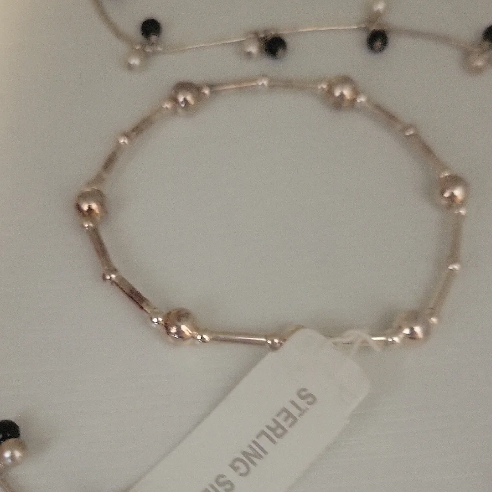Elegant Multicolor Beaded claw clasp Necklaces (2) and 1 SS bracelet